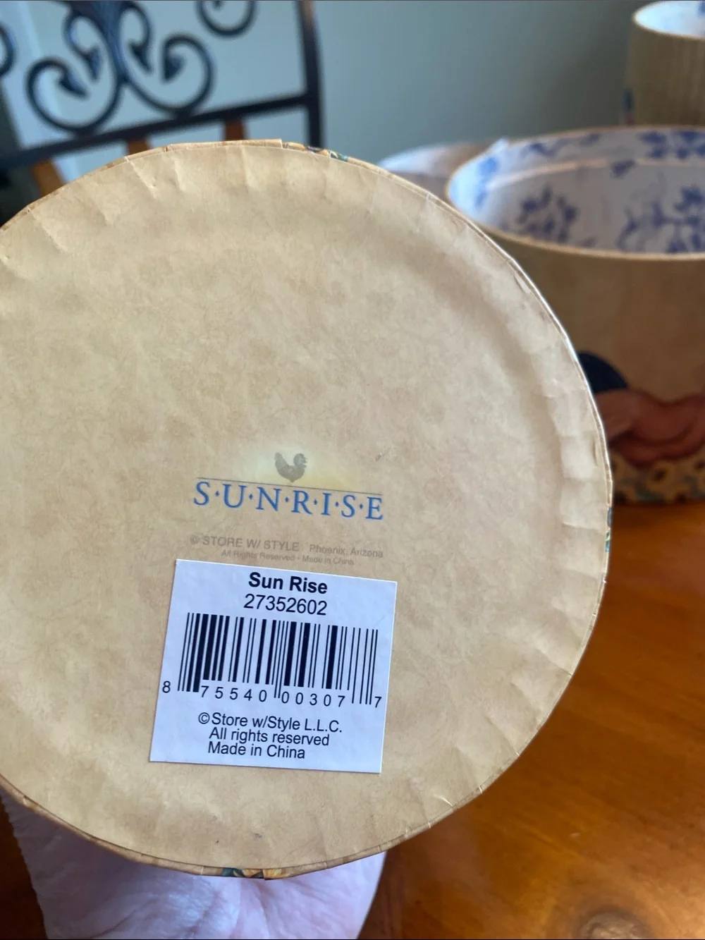 Sun Rise decorative storage